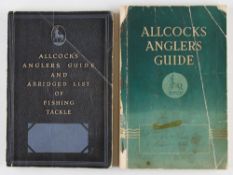 Allcock's Anglers Guides 1937/38 and 1939/40 with abridged list of fishing tackle both SB,