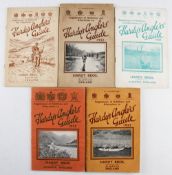 Hardy's Anglers' Guides Supplements 1932, 1933, 1935, 1938 and 1939 produced between the years of