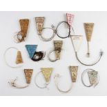 Collection of various makers labelled fishing casts and fishing leaders (12) - to include S