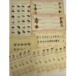 Interesting Collection of Allcocks & Co Fly Display Cards - to incl 5x Salesman display cards "The