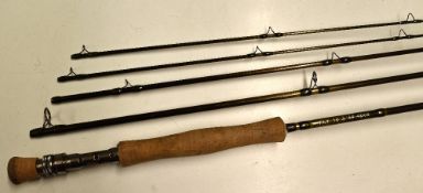 Roger Beale purpose built high module carbon fly rod - 10ft 4pc c/w spare tip, line 3/4 #, with 2x