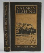 Hardy, J.J. - "Salmon Fishing" 1907 1st Ed., London, in original decorative gold gilt cloth