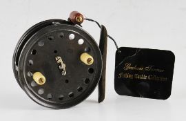 Hardy Bros The Silex No.2 small trout alloy fly reel - 2.75" narrow drum, smooth brass foot with