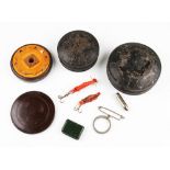 Hardy, Farlow, and other makers fishing accessories (8) - Hardy "The Album" Neroda fly cast box c/