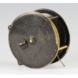 C Farlow & Co Ltd 10 Charles St. St James Square London Gunmetal Patent Lever salmon reel c.