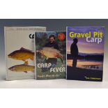 Gibbinson, J - "Gravel Pit Carp" 1999 1st ed. Fine copy in dw. 304pp. Laneman publishing. cw.