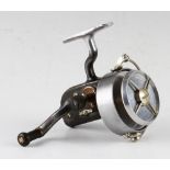 Hardy The Altex No.2 Mk. II alloy spinning reel - retaining most of the lead finish - RHW folding