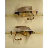 Fine pair of Greenwell's Glory Cuff Links - pair of gold plated fly fishing cufflinks - in