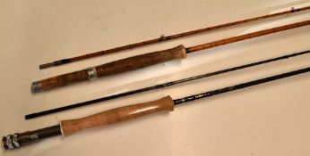 Hardy Bros and Daiwa trout fly rods (2) - Hardy J.J.H. Triumph 8ft 5in 2pc split cane fly rod (