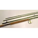 Sage carbon trout fly rod - Generation 5 Technology TCX 11ft 9in 4pc line 7#, wt 5.75oz, anodised