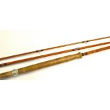 J.S Sharpe Aberdeen salmon fly rod - The Aberdeen Scottie 12ft 3pc Impregnated rod - single