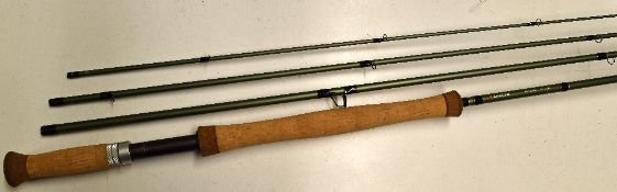 Fine Grey's Alnwick GR50 Switch carbon sea trout fly Rod - 11ft 1" 4pc, line 7/8#, 1st 2 guides have