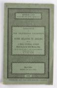 Sotheby's Sale Catalogue of Alfred Denison - contains 242 lots, July 1933, books relating to