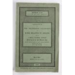 Sotheby's Sale Catalogue of Alfred Denison - contains 242 lots, July 1933, books relating to