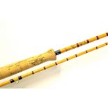 Hardy, Alnwick Fly Rod: "The Halford Knockabout" 9ft 2pc "Palakona regd." #7 Serial no. H40867C (