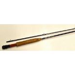 Thomas and Thomas carbon trout fly rod - Model HS862 8ft 6in 2pc line 2#, lined butt guide, handle