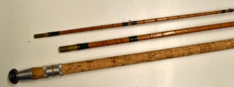 Fine Edward Barder "Kennett Perfection - 11 feet and 3 inches" split cane rod - 2pc with