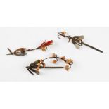 Early Fishing Lures (3) - Early Hendryx US Pat "American Spinning" bait stamped Pat Aug -10- 1886