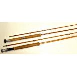 Hardy and Aspindales fly rods (2) - Hardy The Perfection 9ft 6in 2pc steel centre split cane with