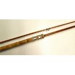 B James and Son England "Richard Walker Mk. IV Avon" Rod -10ft 2pc split cane with close