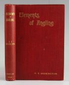 Sheringham, H.T. - "Elements of Angling" 1908, 1st Ed, London, original red cloth binding, good