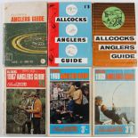 Allcock's Anglers Guides 1960s Selection to include 1961, 1963, 1965, 1967, 1968 and 1969 all SB,