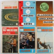 Allcock's Anglers Guides 1960s Selection to include 1961, 1963, 1965, 1967, 1968 and 1969 all SB,