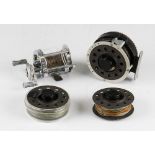 Mitchell Automatic and Pflueger Multiplying reels (2) - Mitchell 710 Automatic Fly reel with 2x