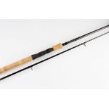 Fine Alan Riddell Custom Corner "Esox Minor" carbon pike rod - 11ft 2pc 2.5lb TC, full cork handle