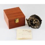 Fine J W Young & Sons "The Purist" centre pin reel - 4." dia wide drum model no 2030 complete with