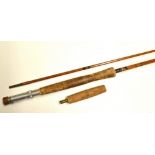 J.S Sharpe Ltd Aberdeen "The Scottie" Sea Trout fly Rod - 2pc with Agate lined butt and tip