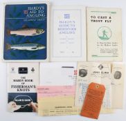 Hardy Fishing Booklets - to include The Hardy Book of Fisherman's Knots, Hardy's Guide to