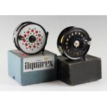 Milwards and Aquarex salmon fly reels both in the original makers boxes (2) - Milwards Flycraft 4"