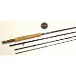 Sage Konnetic Technology trout travel fly rod - Model One 10ft 4pc carbon line 4#, wt 3oz, with