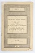 Sotheby's Sale Catalogue of Keith Rollo's Library 1935 - contains 307 lots, prices realised in ink