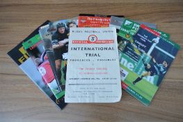 Last Chance Games' Rugby Programmes, Trials, Semis & Finals (10): England Trial, Probables v