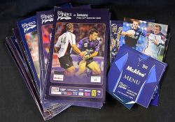 Sale Sharks Rugby Hospitality Packs, Menus etc from 2005-11 (Qty): More than 80 attractive pictorial