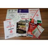 Japan in Wales Rugby Programmes, 1993: v Wales 'A' (Llanelli); Dunvant; East Wales (Abertillery,