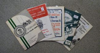 Overseas Opponents Rugby Programme Selection (5): Centenary Games - Midlands, London& Home