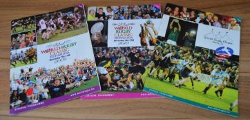 Bermuda World Classic Rugby Programmes: Big glossy colourful issues for the 2009, 2010 and 2014