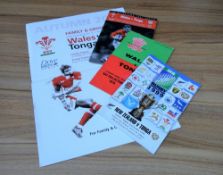 Tonga in the UK Rugby Programmes etc (4): Issues for Wales v Tonga 1974 and 2001; for NZ v Tonga