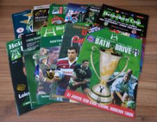 Heineken Handful, Eleven European Rugby Cup Final Programmes: All large, sumptuous colourful