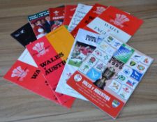 Wales Homes Rugby Programmes (11): v England 1961, 1969 &1997; v Ireland 1981; v Australia & v Japan