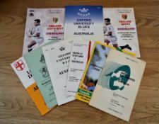 Australians in the UK Rugby Programmes (9): v Western Counties (Bristol) 1967; v S and SW