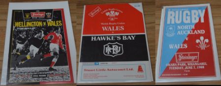 1988 Wales in NZ Rugby Programmes (3): The issues for the tour games v Wellington, v Hawkes Bay