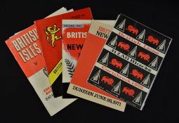 1959/1971 British Lions Rugby Programmes in NZ (5): The First Test at Dunedin from the 1959 Lions