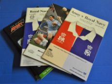 5x Inter Services rugby programmes: Army v Navy 1994, RAF v Navy 1994, Army v Navy 1997, Army v Navy