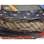 Collection of 50 rugby ties. NB: Donated by Peter Owens to be auctioned for the benefit of the WRU