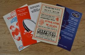 Schools Rugby Programme Selection (4): Wales v England 1946 (inc Gareth Griffiths) & 1977 (Gareth