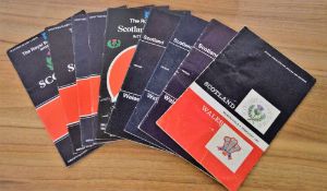 1969-1991 Scotland v Wales Rugby Programmes: With only 1971 & 1973 missing, good run of encounters